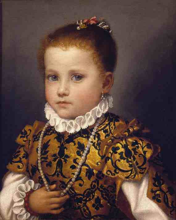 Giovanni Battista Moroni: Portrait of a Little Girl of the Redetti Family